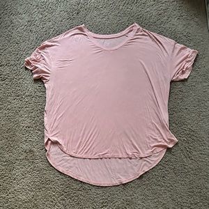 Light Pink High Low Shirt